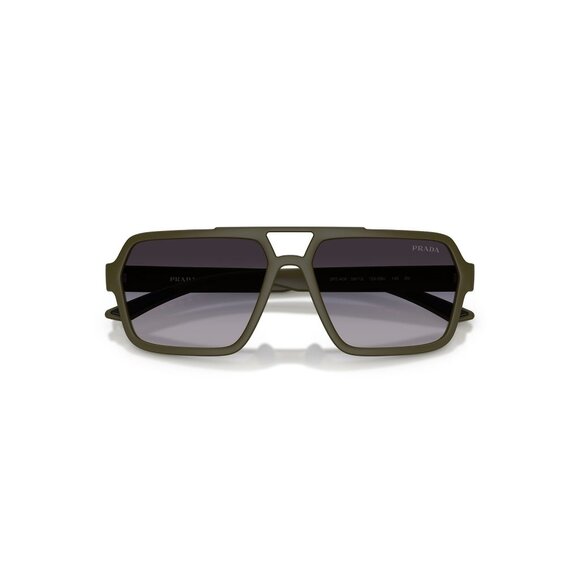 New PRADA LINEA ROSSA Green Aviator PSA06S 15X-09U Sunglasses Women - Picture 4 of 6